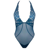 Product thumbnail Echo Bodysuit Abyss Blue - Monique Morin Lingerie