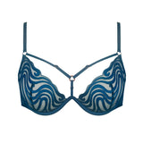 Product thumbnail Echo Wired Bra Abyss Blue - Monique Morin Lingerie
