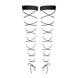 Product thumbnail Crisscross Stay Up Black - Monique Morin Lingerie