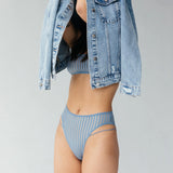 Product thumbnail Vertigo High Leg Panty - Monique Morin Model 5'7