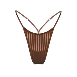 Vertigo Micro-G Thong Cocoa Wholesale Pre-Order - Monique Morin Lingerie