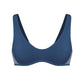 Blue modal pull over scoop neck bralette