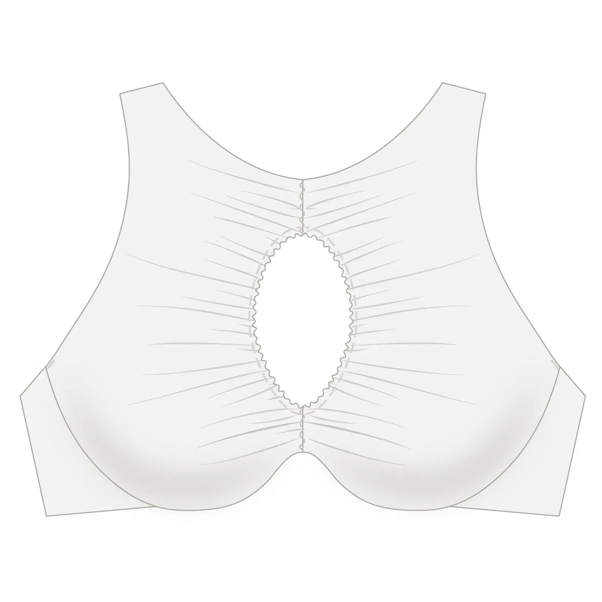 Core High Neck Wired Bra Crystal