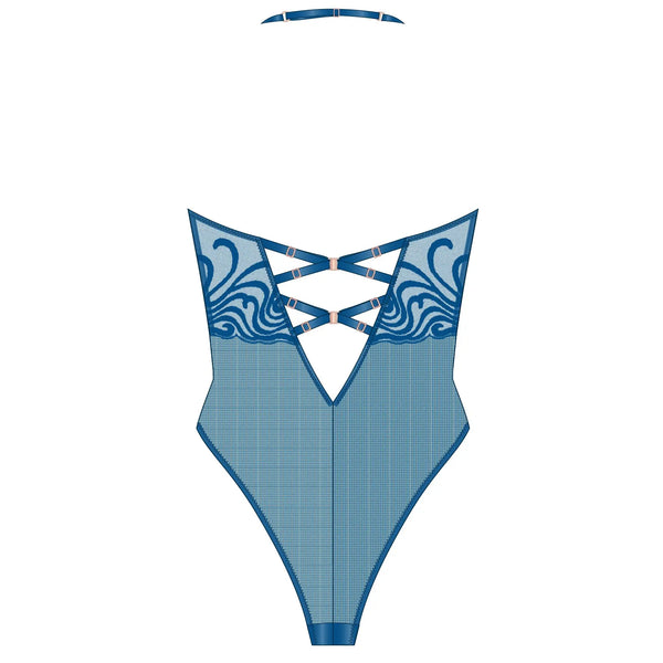 Echo Bodysuit Abyss Blue Monique Morin