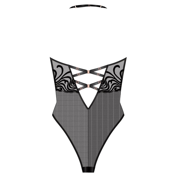 Echo Bodysuit Black Monique Morin