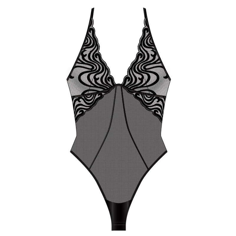 Echo Bodysuit Black Monique Morin
