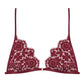Frisson Triangle Bralette Bloodstone - Monique Morin Lingerie