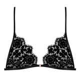 Product thumbnail Frisson Triangle Bralette Black