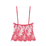 Product thumbnail Moonstruck Lace Camisole Fire Red Monique Morin