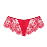 Product thumbnail Moonstruck Lace Flutter Short Fire Red Monique Morin