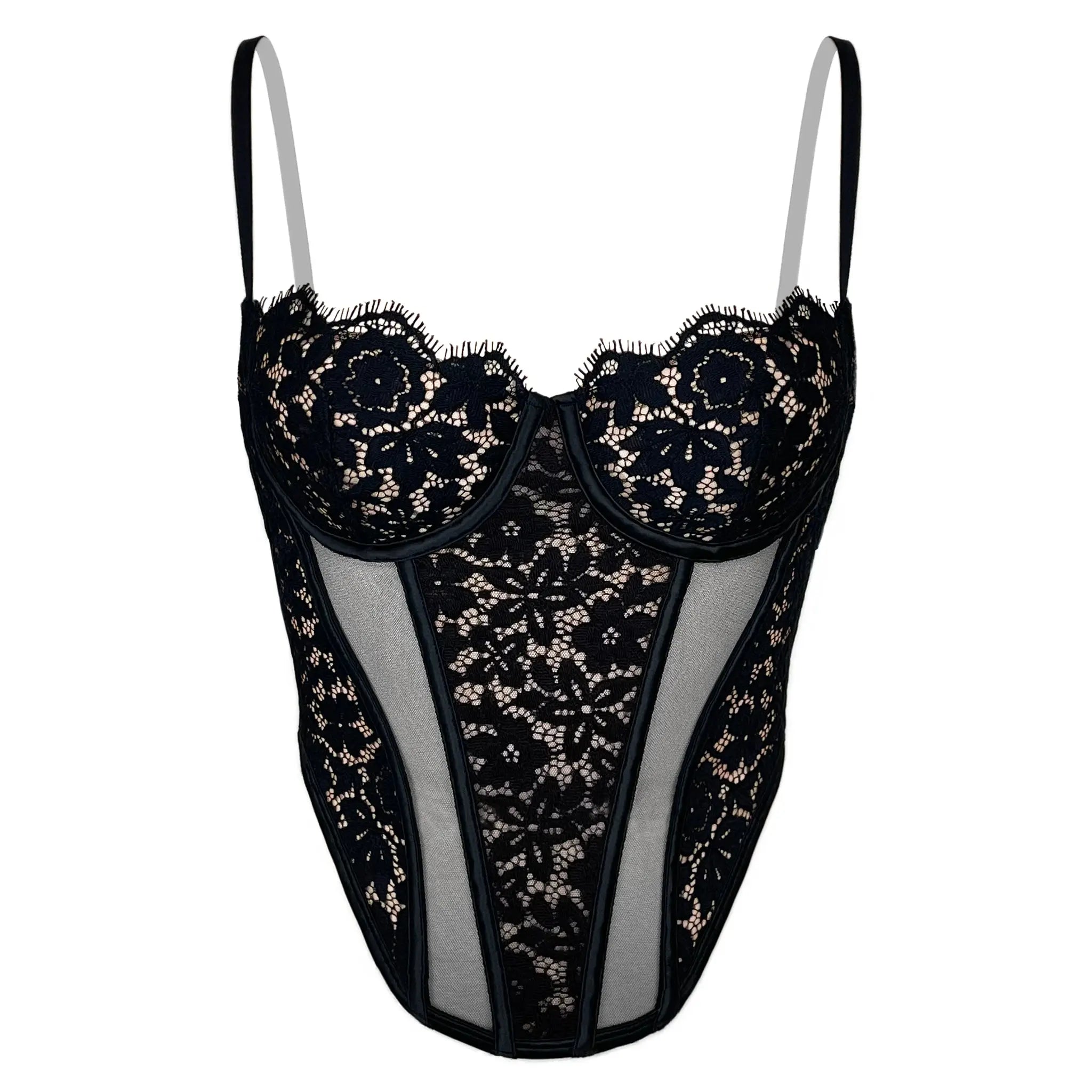 QUENLIN CORSET in BLACK main image 1