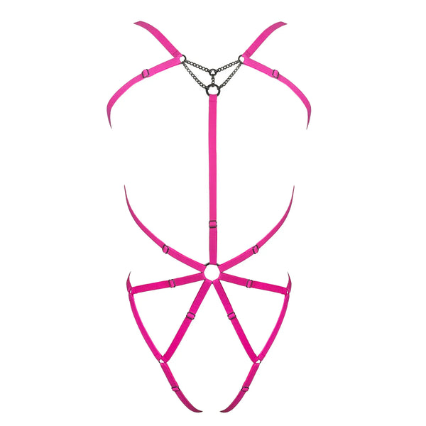 Frisson Body Harness Electric Magenta