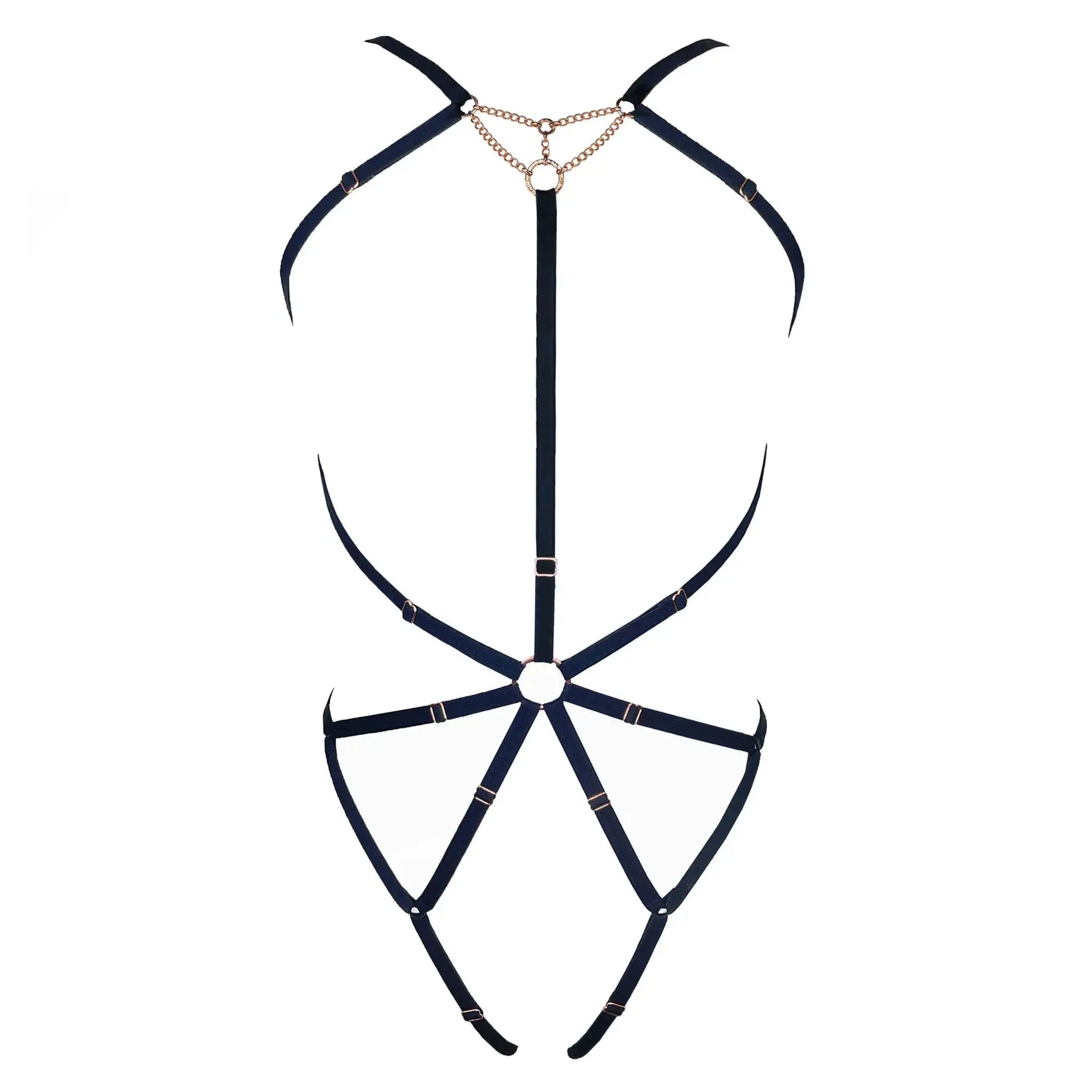 Frisson Body Harness Black - Monique Morin Lingerie