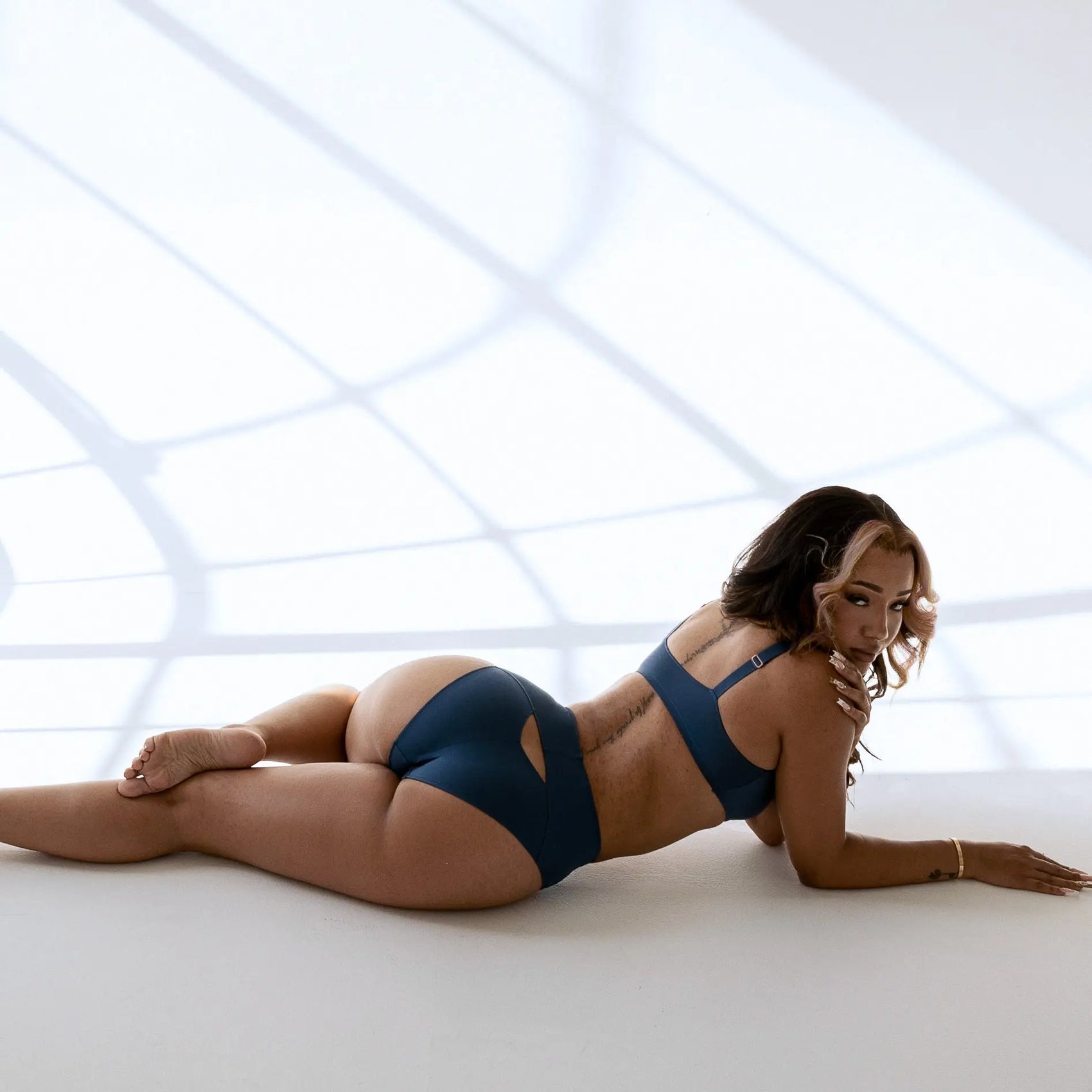 Monique Morin Model 5'7" wearing size S