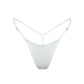 White, adjustable modal thong