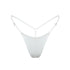 White, adjustable modal thong