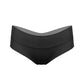 Black modal low rise hipster panty with no show waistband