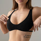 Black modal pull over scoop neck bralette