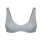 Core Scoop Neck Bralette Fog - Monique Morin