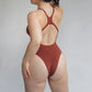 Core High Neck Bodysuit Sugar