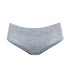 Gray modal low rise hipster panty with no show waistband