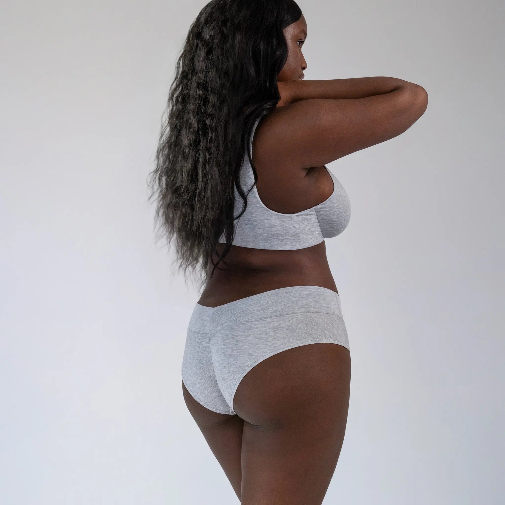 Core Low Rise Hipster Fog - Monique Morin Lingerie