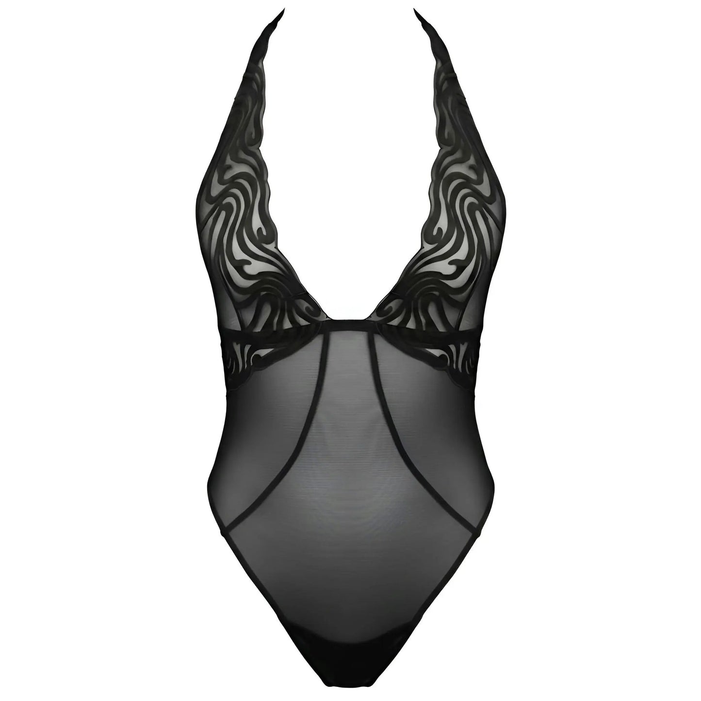 Echo Bodysuit Black - Monique Morin Lingerie