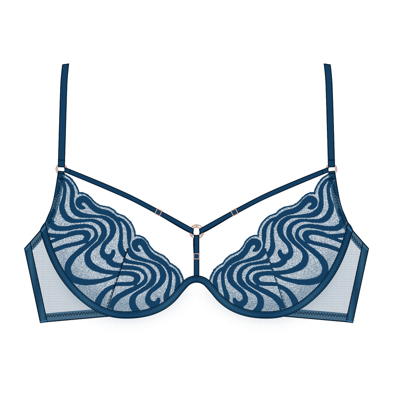 Echo Wired Bra Abyss Blue Wholesale Pre-Order