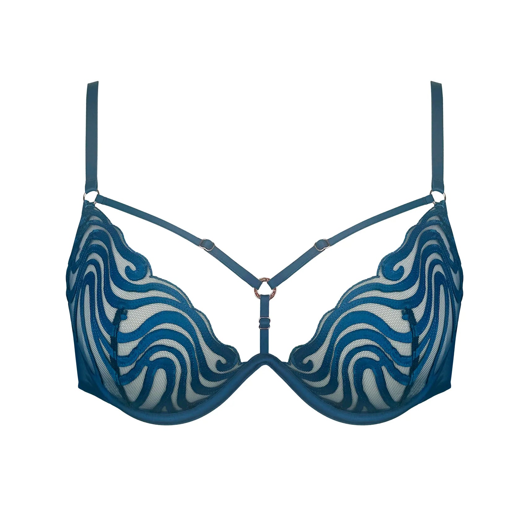 Echo Wired Bra Abyss Blue - Monique Morin Lingerie