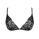 Product thumbnail Echo Triangle Bralette Black