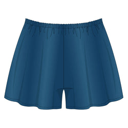 Boyfriend Shorts Abyss Blue Monique Morin