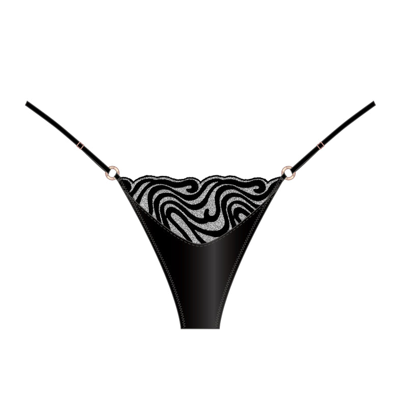 Echo Thong Black Wholesale Pre-Order