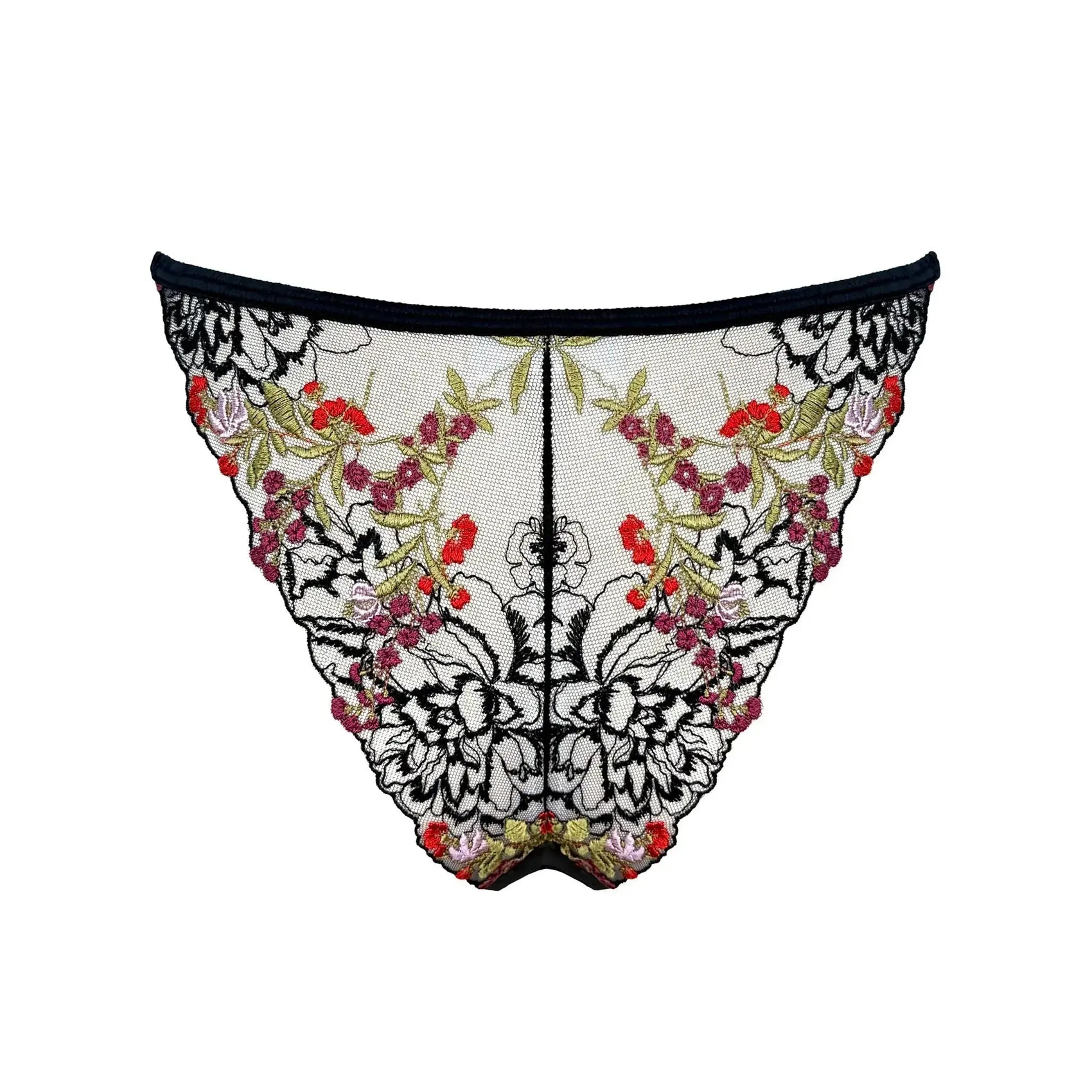 Elysium Cheeky Bikini in Obsidian - Monique Morin Lingerie