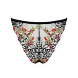 Product thumbnail Elysium Cheeky Bikini in Obsidian - Monique Morin Lingerie
