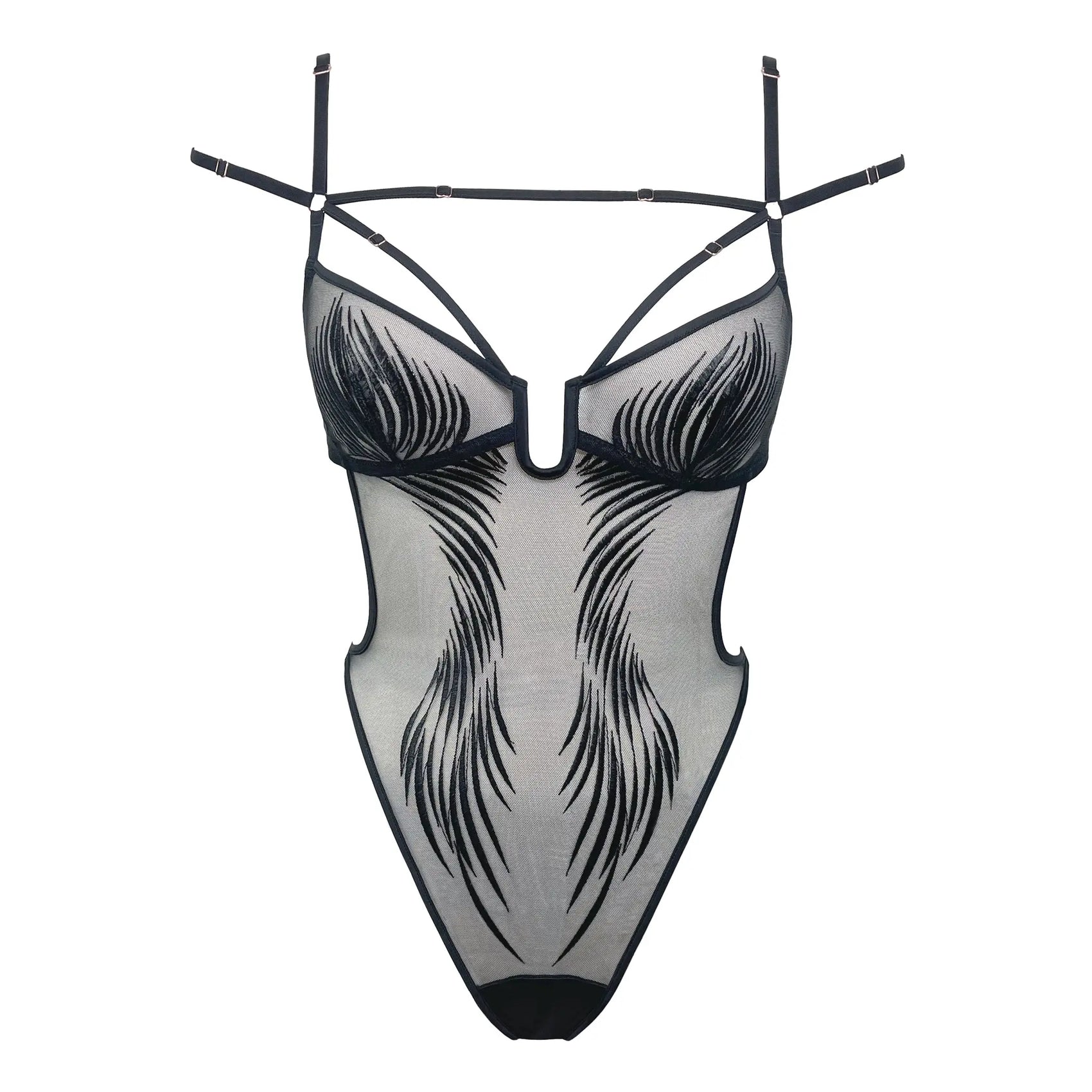 Ether Bodysuit Black Erin O'Hara x MM - Monique Morin Lingerie