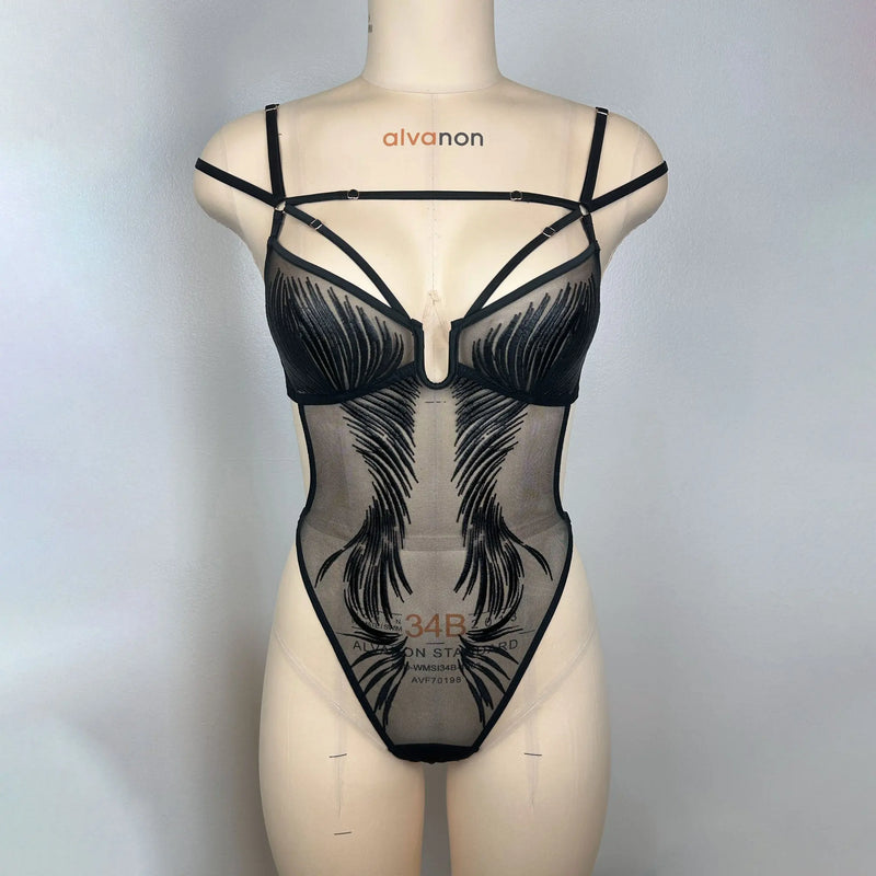 Ether Bodysuit Black Wholesale Pre-order