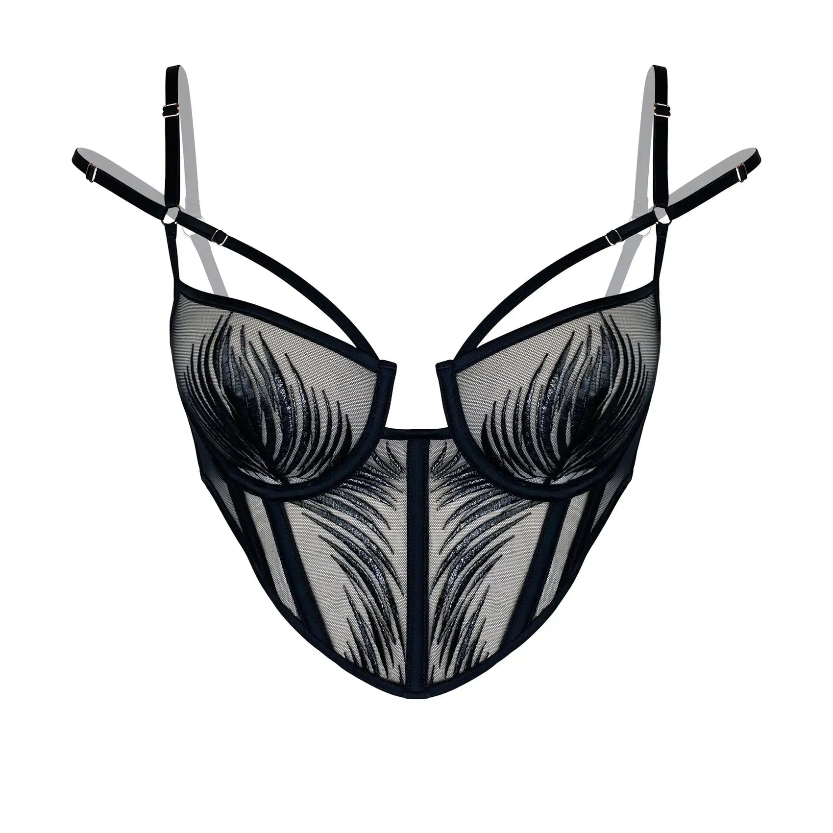 Ether Bustier Black Erin O'Hara x MM Monique Morin