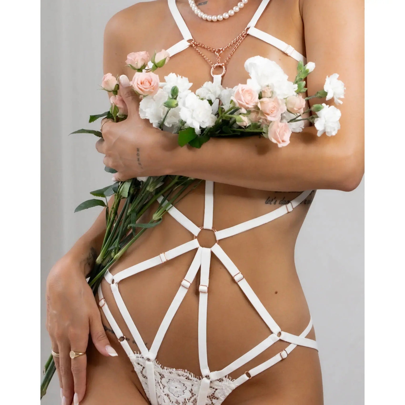 Frisson Body Harness Crystal Monique Morin