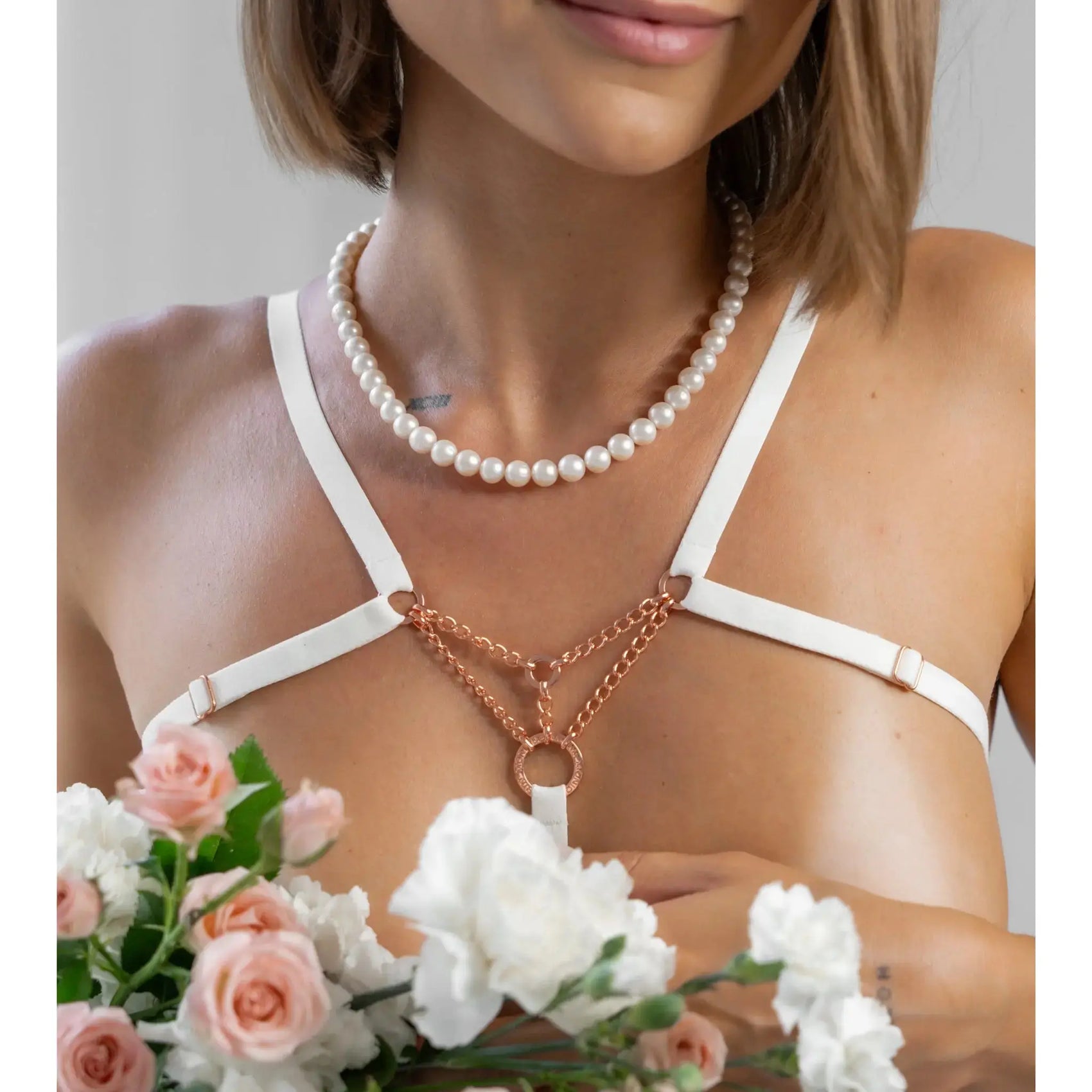 Frisson Body Harness Crystal Monique Morin