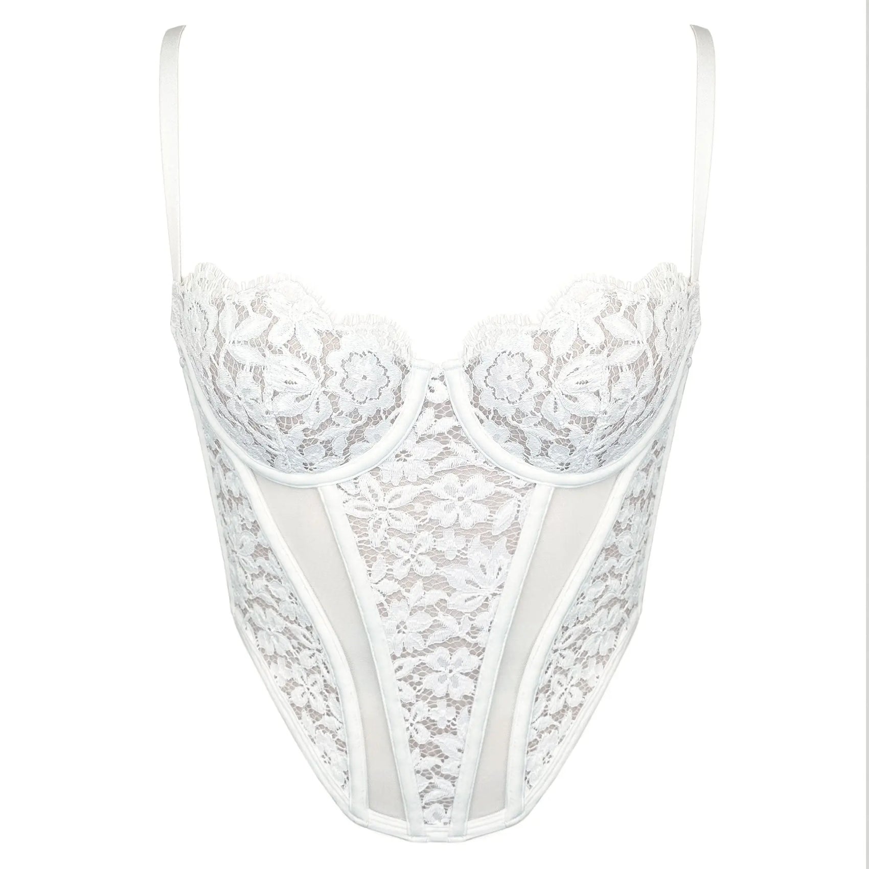 Frisson Corset Crystal - Monique Morin Lingerie