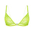 Hologram Bralette Acid Green - Monique Morin Lingerie
