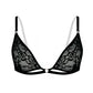 Hologram Bralette Black - Monique Morin Lingerie