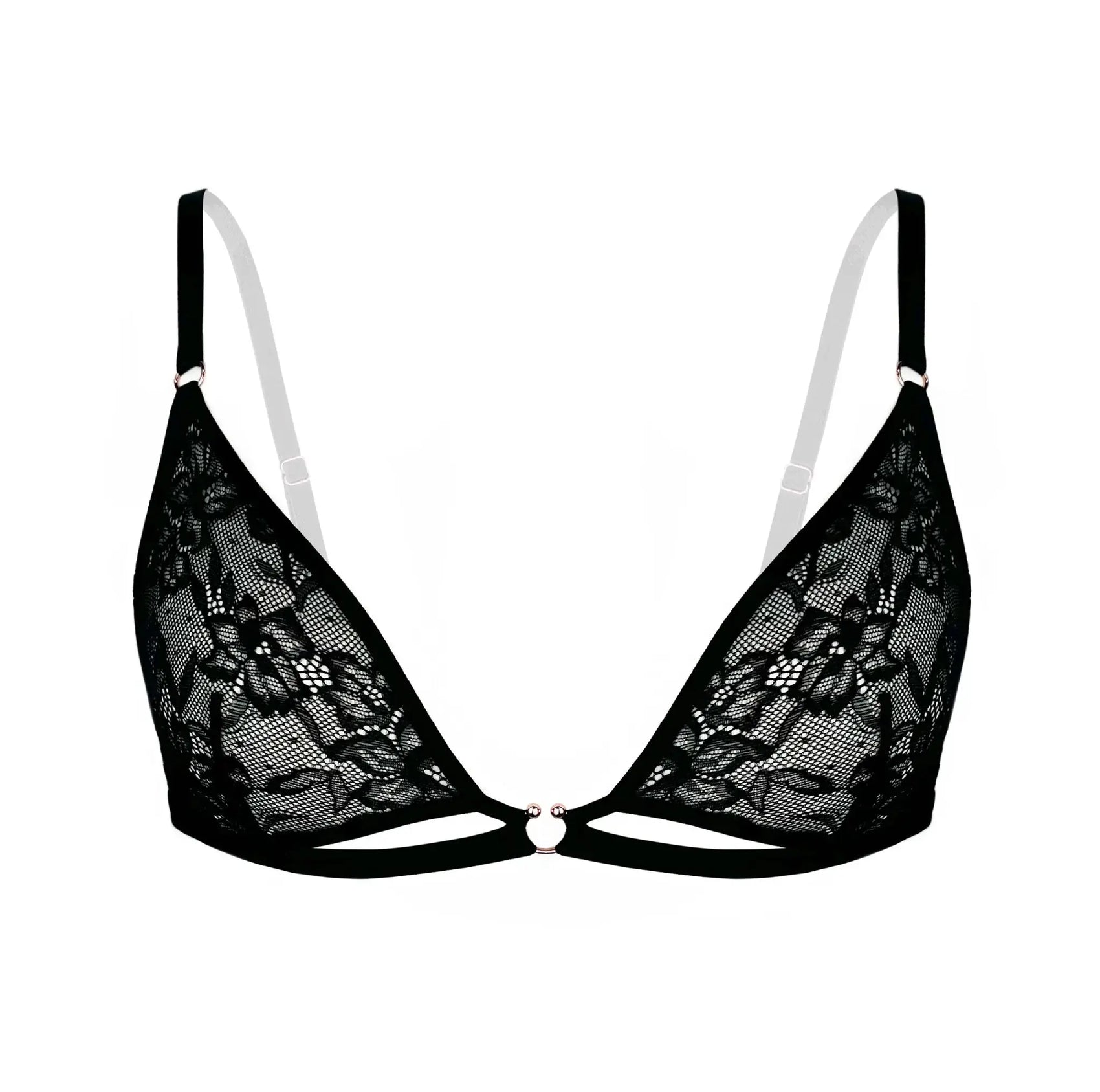 Hologram Bralette Black - Monique Morin Lingerie