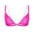 Hologram Bralette Electric Magenta - Monique Morin Lingerie