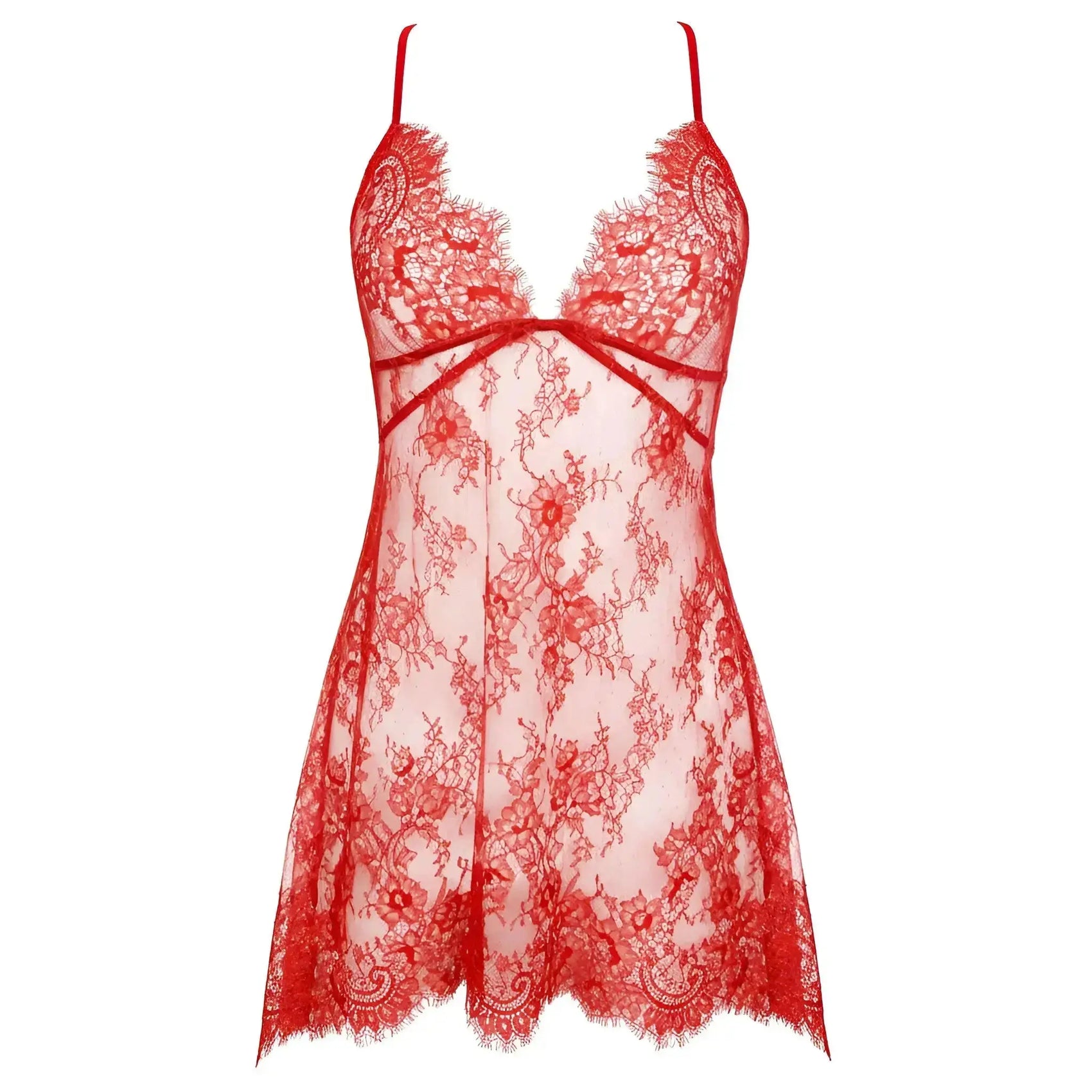 Moonstruck Chemise Fire Red Monique Morin