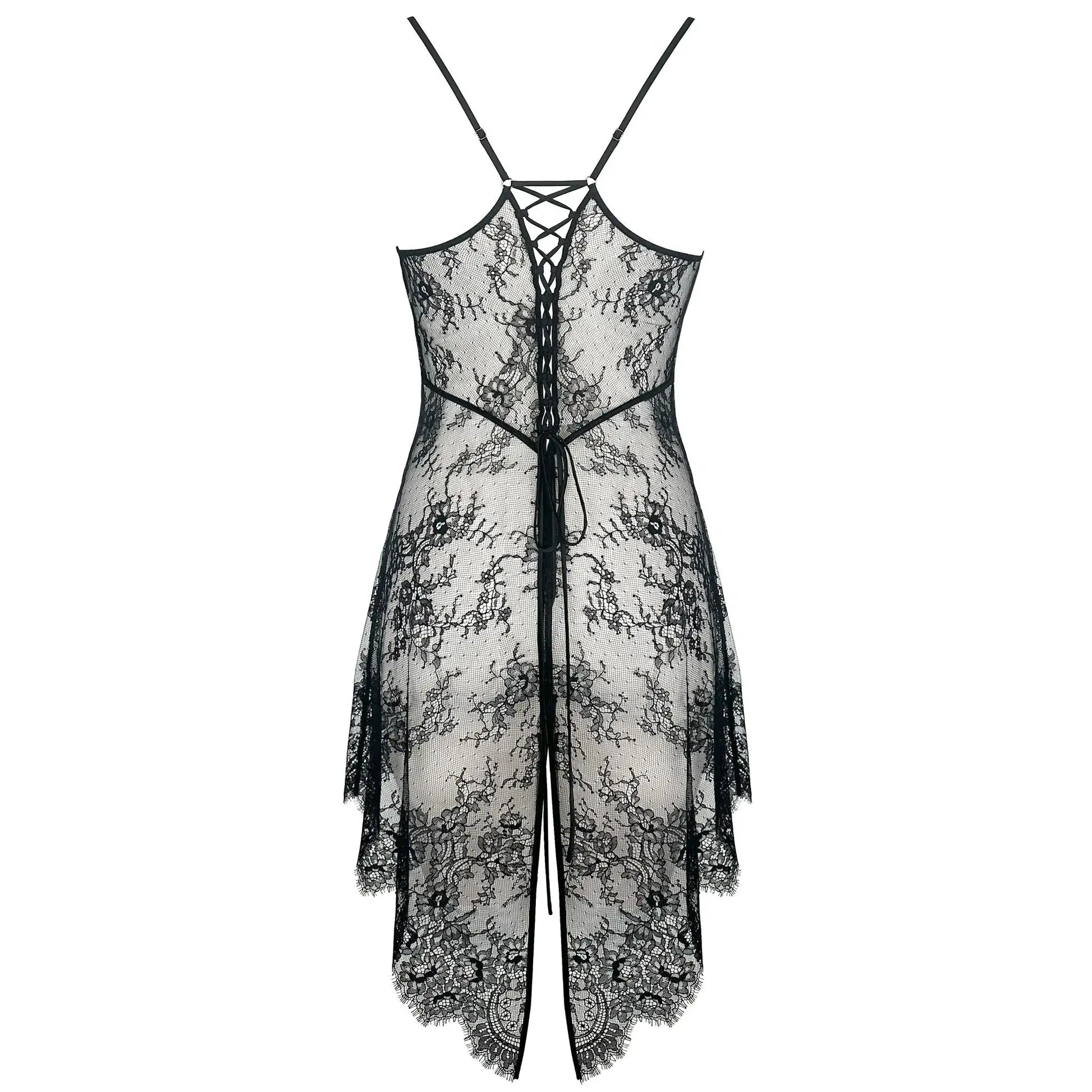 Moonstruck Chemise Black - Monique Morin Lingerie