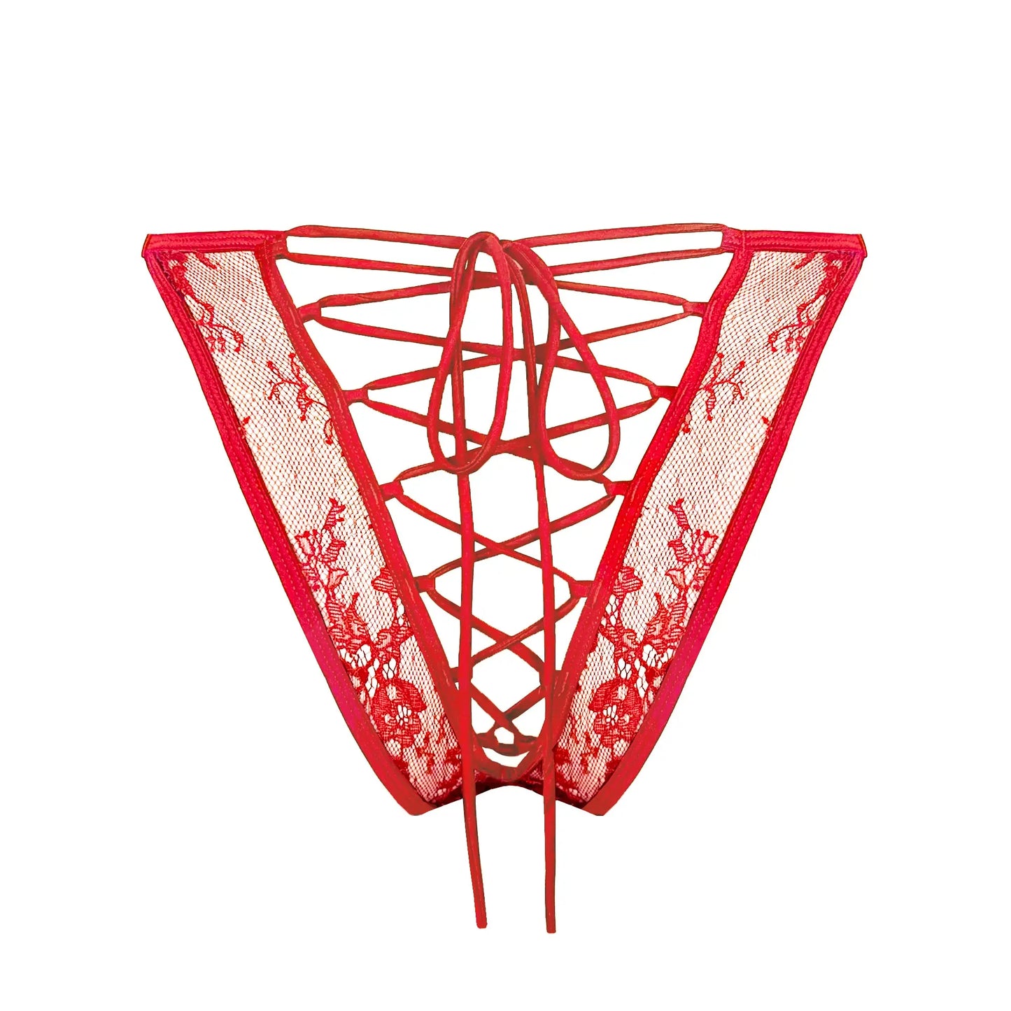 Moonstruck Bikini Fire Red - Monique Morin Lingerie