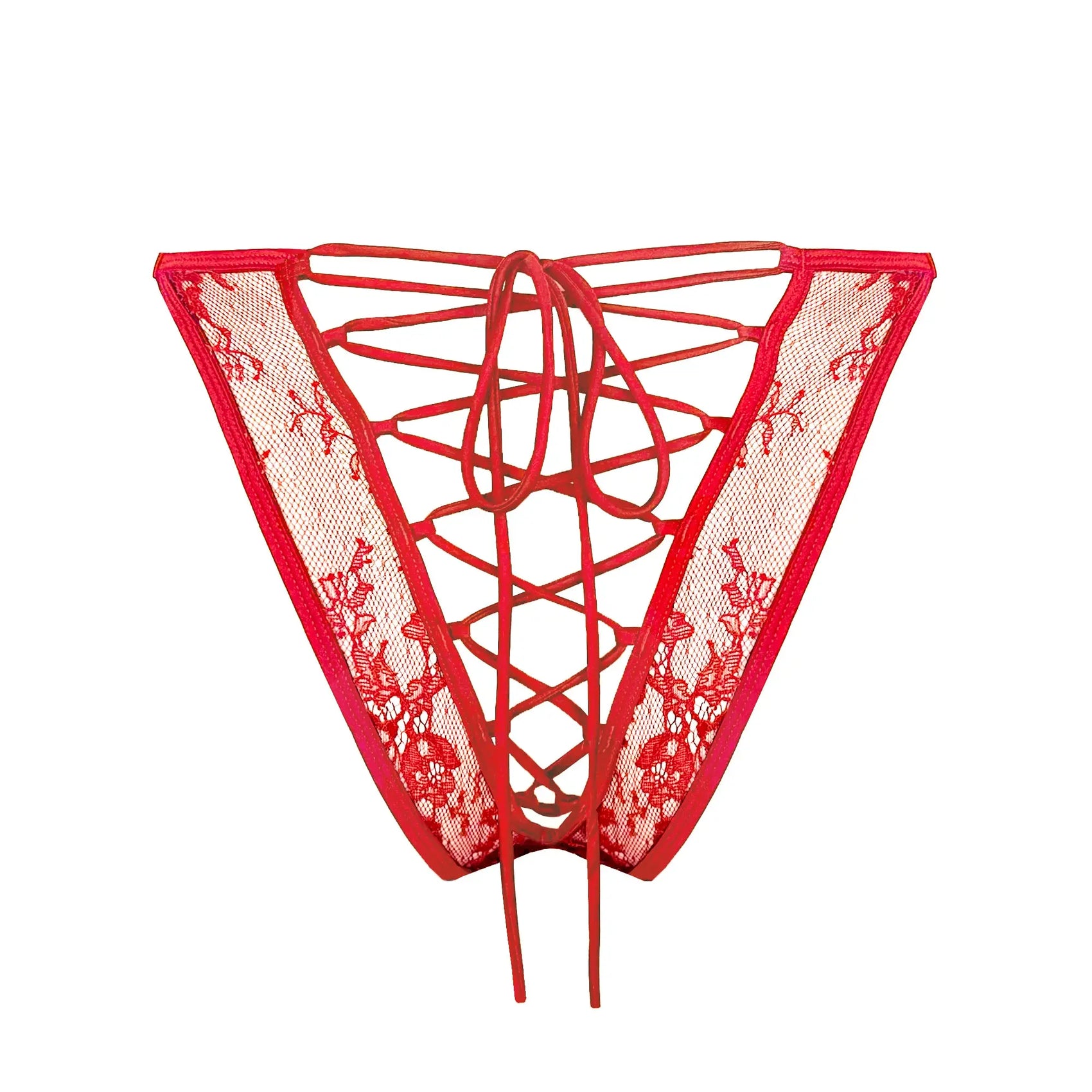 Moonstruck Bikini Fire Red - Monique Morin Lingerie
