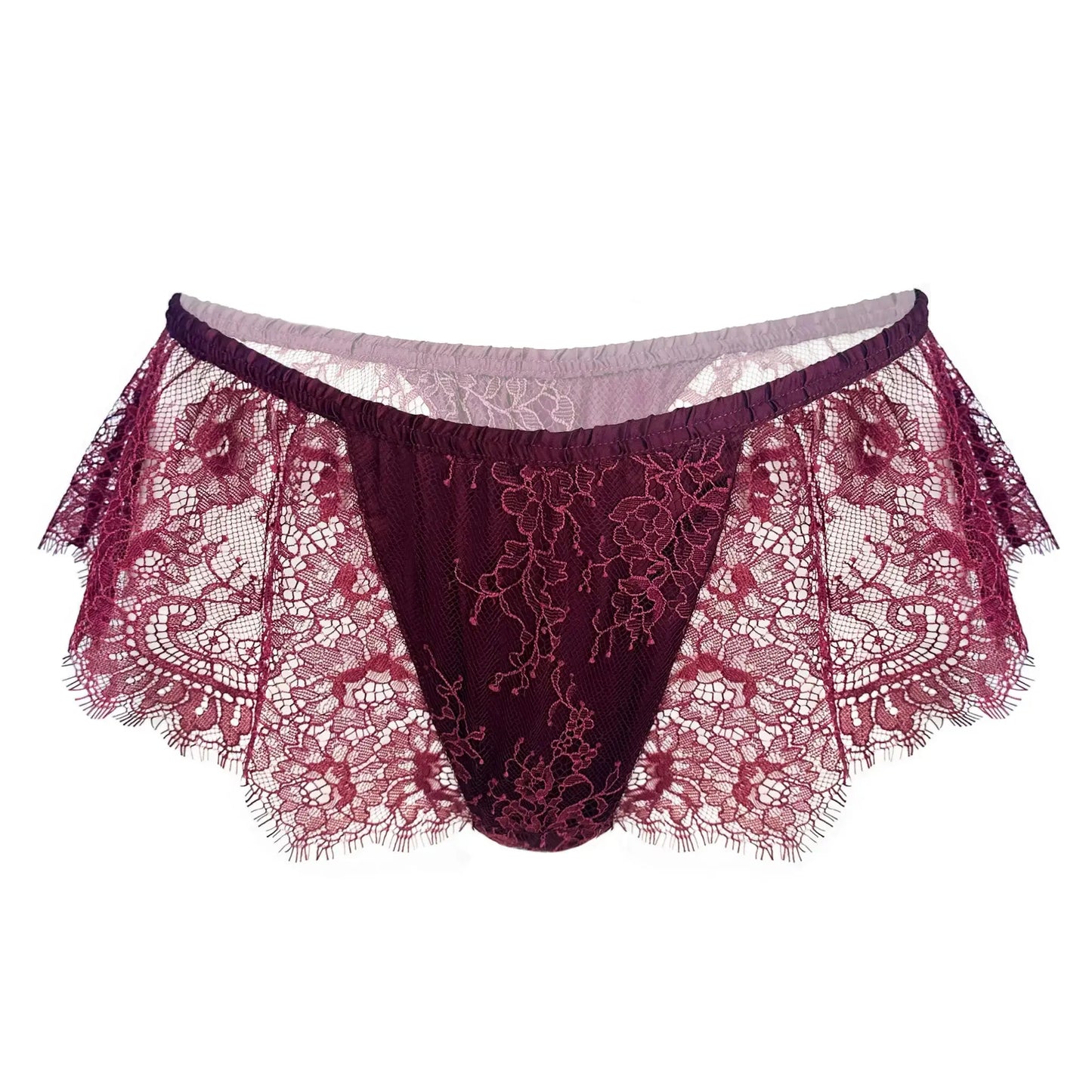 Moonstruck Lace Shorts Velvet - Monique Morin Lingerie