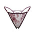 Moonstruck Thong Ouvert Velvet - Monique Morin Lingerie